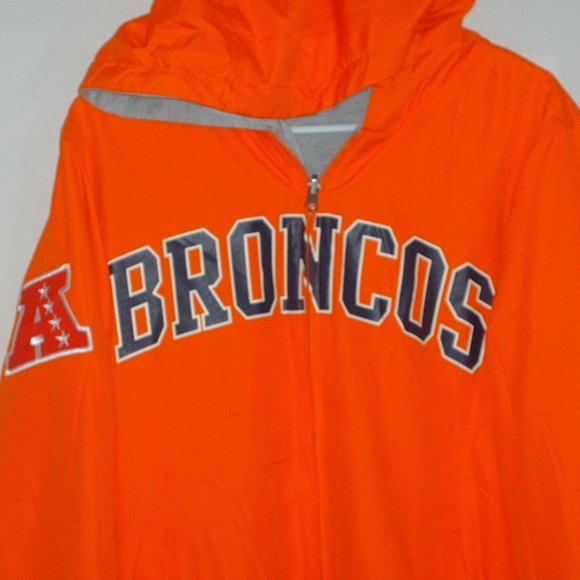 NFL Denver Broncos reversible jacket w/ hood - Picture 2 of 8